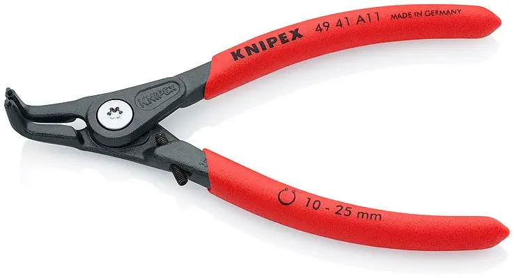 Vnější zahnuté kleště na pojistné kroužky 130 mm - 4941A11 Knipex