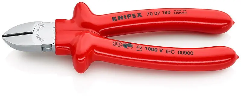 Boční štípací kleště chromované 180 mm - 7007180