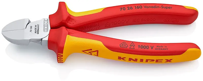 Boční štípací kleště chromované 160 mm - 7026160