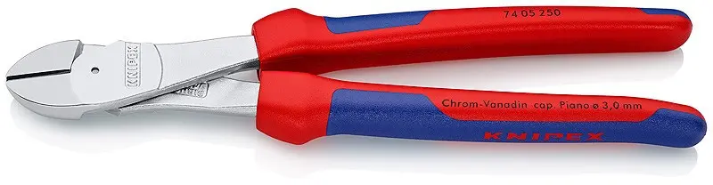 Silové boční štípací kleště chromované 250 mm - 7405250