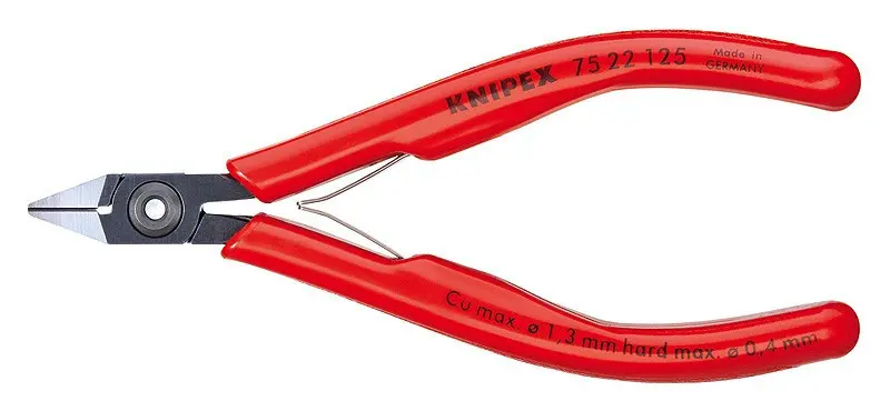 Boční štípací kleště pro elektroniku brunýrované 125 mm - 7522125