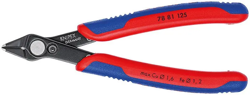 Boční štípací kleště Electronic Super Knips ® brunýrované 125 mm - 7881125