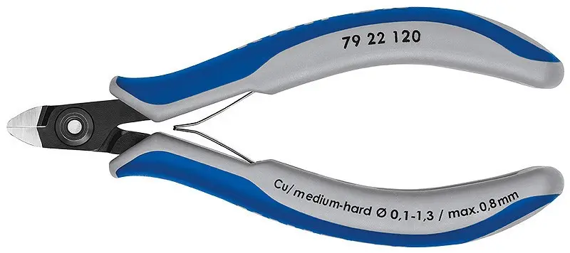 Přesné boční štípací kleště na elektroniku brunýrované 120 mm - 7922120
