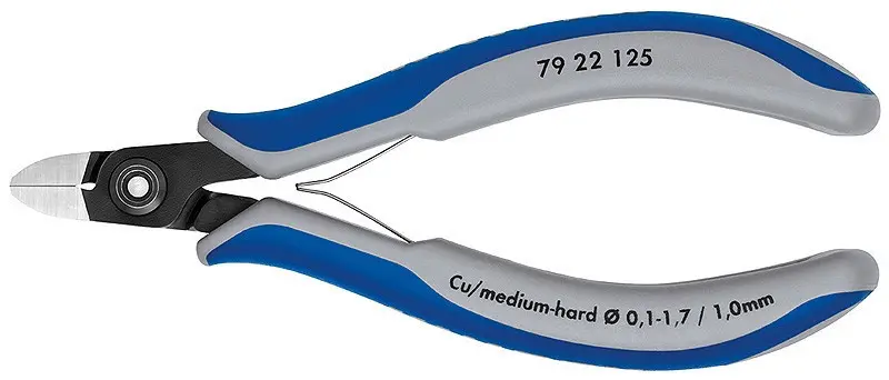 Přesné boční štípací kleště na elektroniku brunýrované 125 mm  - 7922125