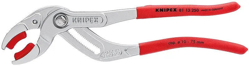 Kleště na sifony a krimpovací kleště pro konektory chromované 250 mm - 8113250