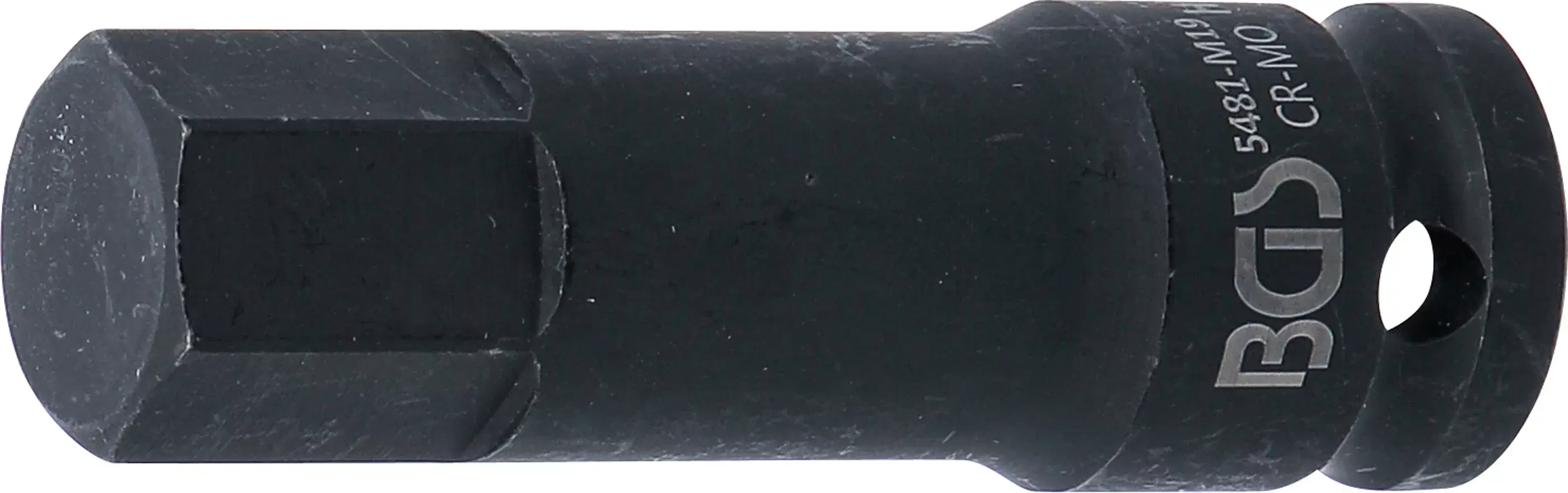 Rázový nástrčný klíč HEX 1/2", 19 mm, prodloužený - B5481-M19