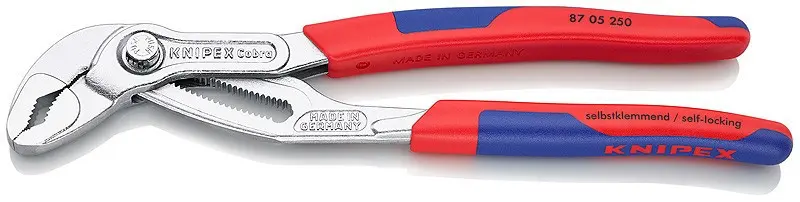Kleště na trubky 250 mm KNIPEX 87 05 250 Cobra DIN ISO 8976 87 05 250