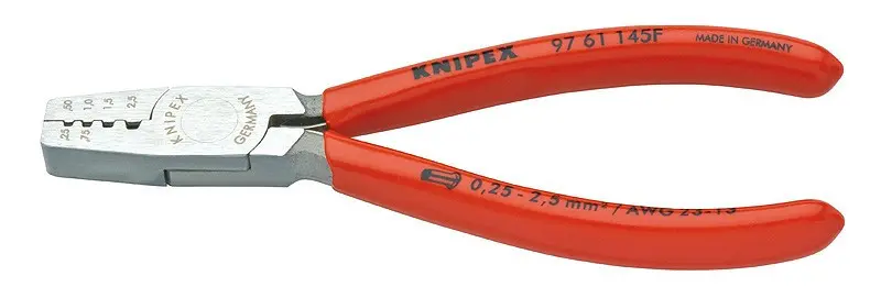 Lisovací/krimpovací kleště Knipex 97 61 145 F 0,5-2,5mm2 na dutinky