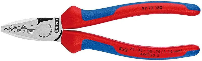 Krimpovací kleště na koncové dutinky 180 mm - 9772180