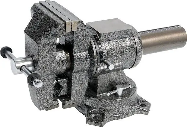 Svěrák zámečnický otočný 100 mm 10 kg polohovací - YT-6505