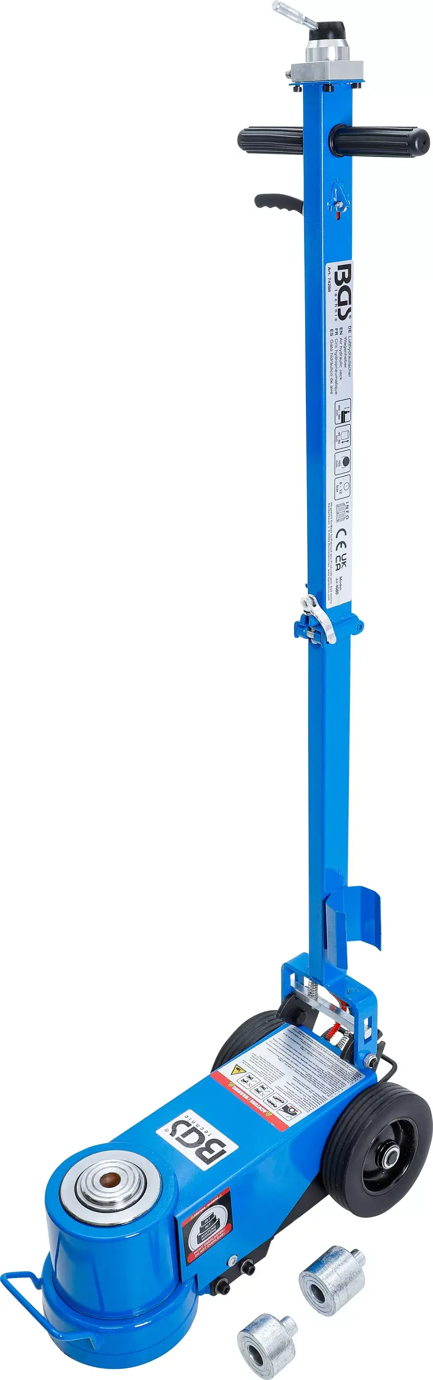 Pojízdný pneumaticko-hydraulický zvedák BGS, 40 / 80 t - B74288