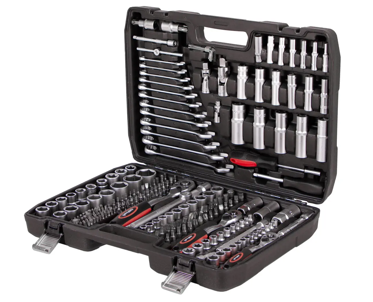 Gola sada Exclusive 1/4", 3/8" a 1/2", 215 dílů - AH12215