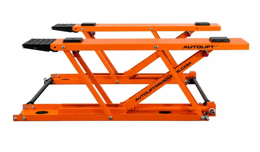 Přenosný mechanický nůžkový zvedák Autolift Twin, nosnost 4,5 t