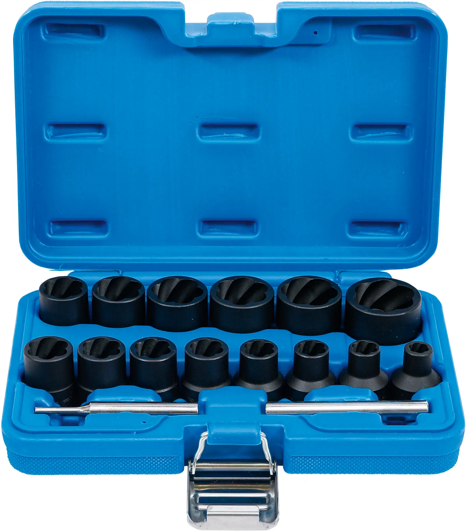Hlavice 1/2" na poškozené šrouby vel. 8-27 mm, sada 16 ks - BGS 5269