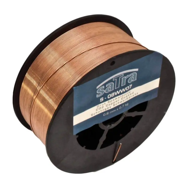 Svařovací drát 0.8 mm, 0.7 kg na cívce - SATRA