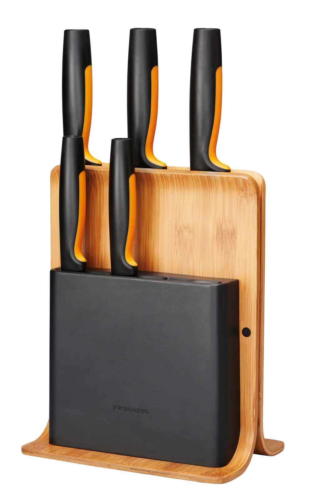 Sada nožů Fiskars Functional Form v bambusovém bloku, 5 ks - 1057552