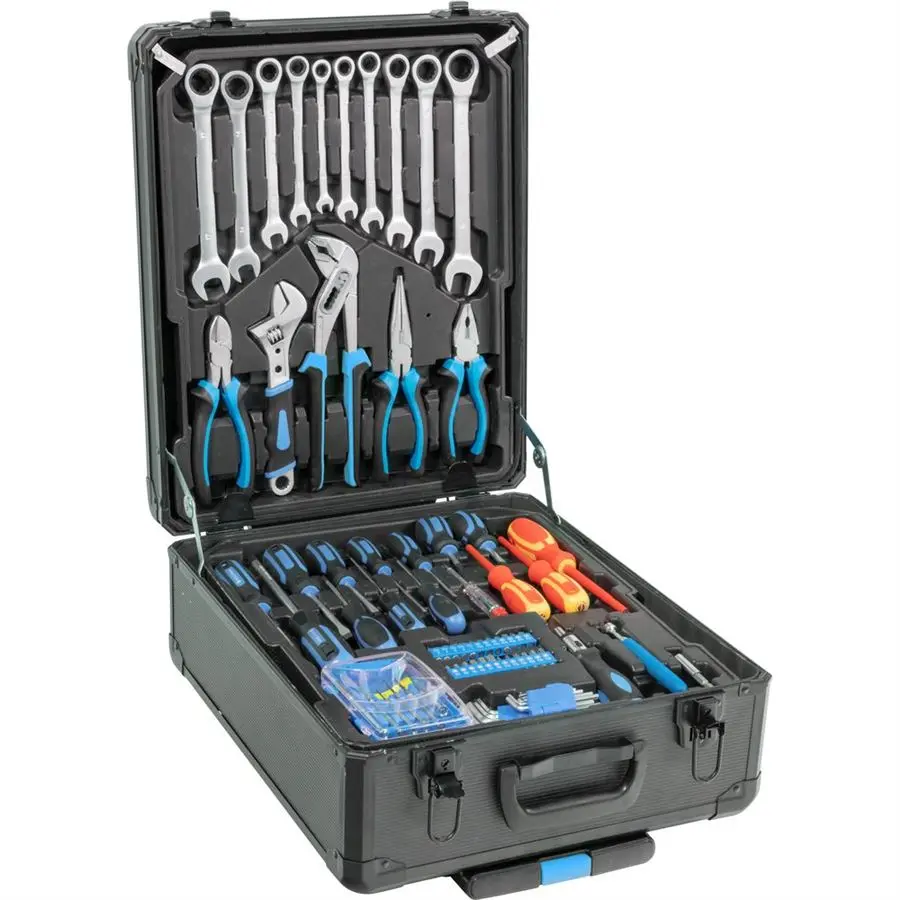 Sada nářadí v kufru s gola sadou 1/2", 1/4", 500 ks, Güde 39004