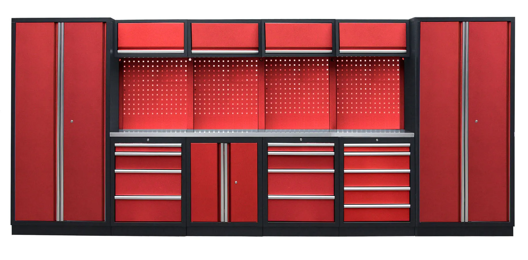 Kvalitní PROFI RED dílenský nábytek - 4535 x 2000 x 495 mm - RTGS1300A22