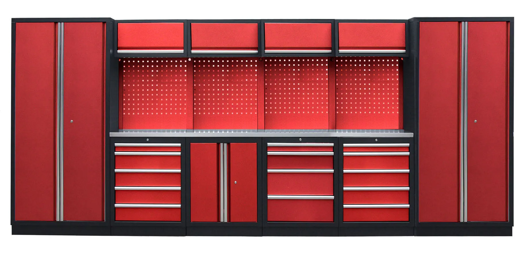 Kvalitní PROFI RED dílenský nábytek - 4535 x 2000 x 495 mm - RTGS1300AP