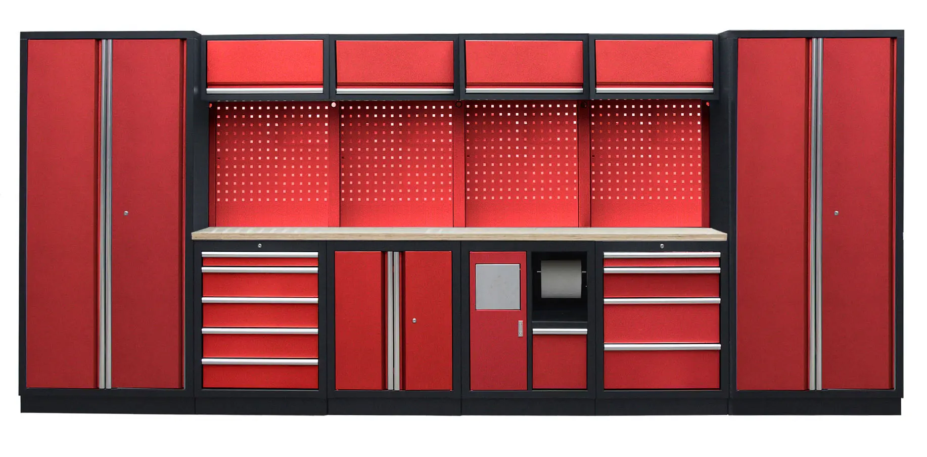 Kvalitní PROFI RED dílenský nábytek - 4535 x 2000 x 495 mm - RTGS1301AE
