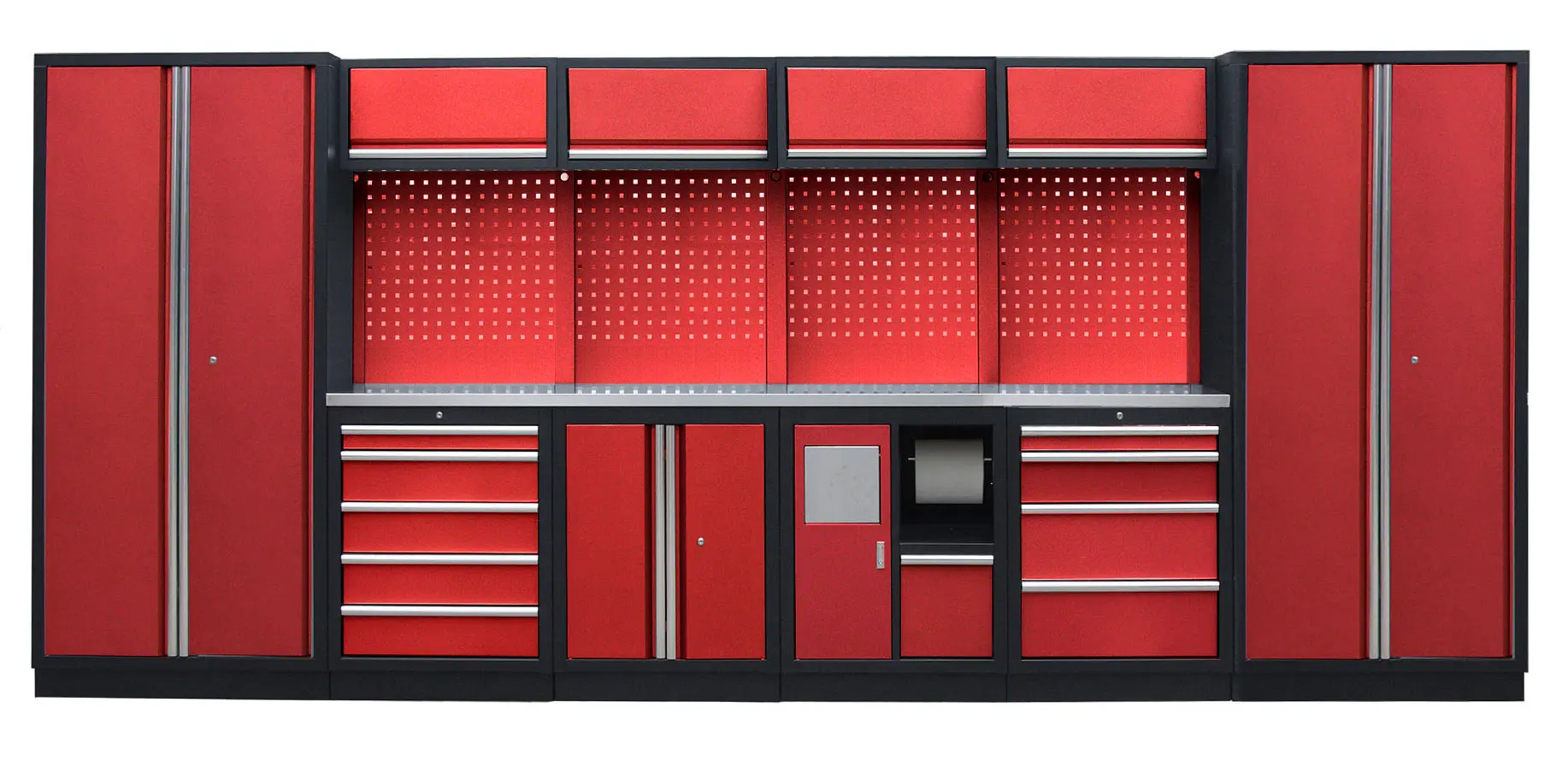 Kvalitní PROFI RED dílenský nábytek - 4535 x 2000 x 495 mm - RTGS1301AN
