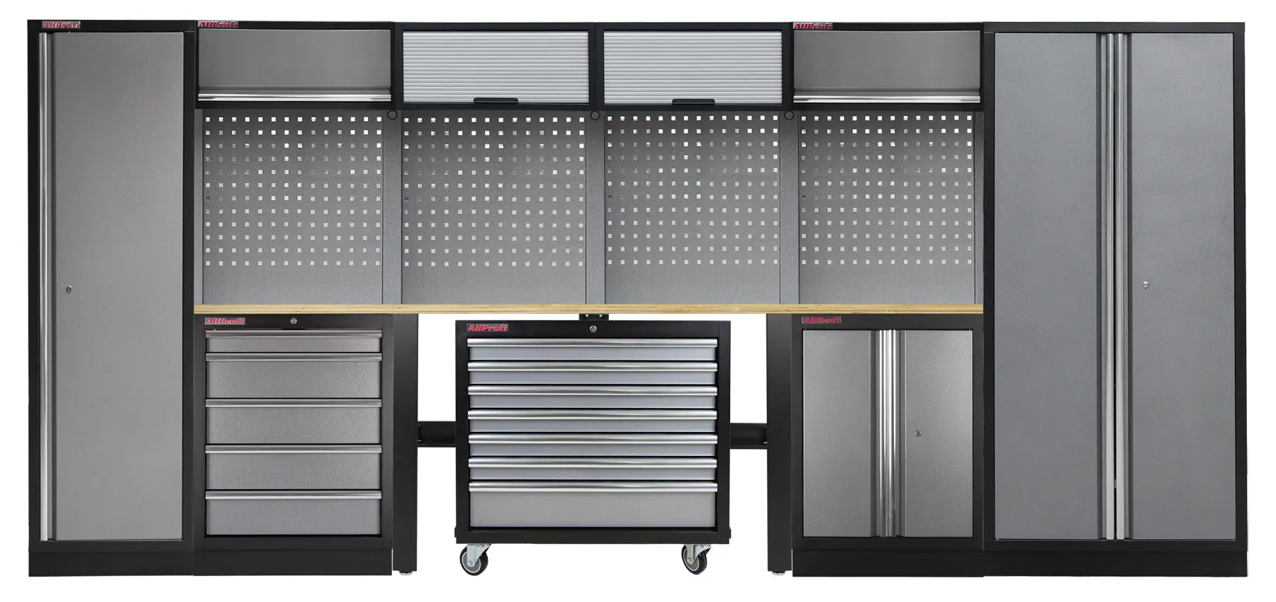 Sestava PROFI dílenského nábytku 4235 x 495 x 2000 mm - TGS1300NB