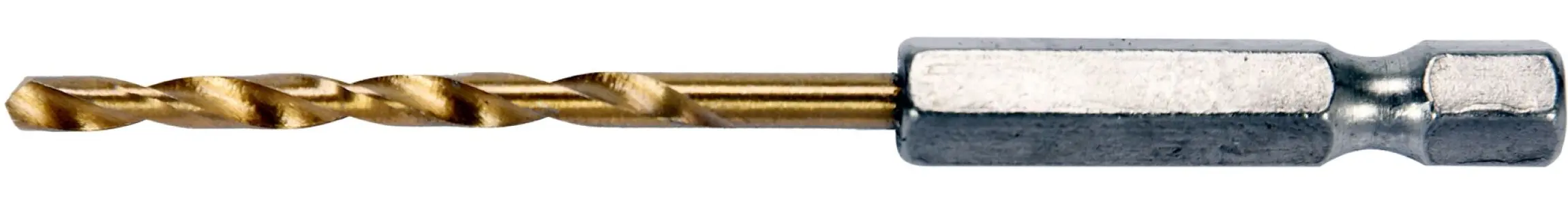 Vrták na kov 3mm TITAN HEX 1/4", délka 81mm - YT-44754