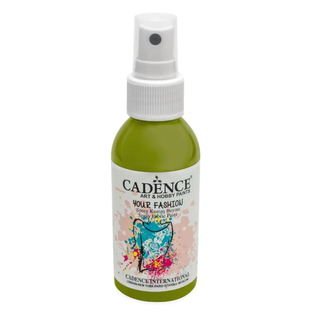 Cadence Barva na textil Cadence Your Fashion, 100 ml - VYBERTE ODSTÍN - Barva na textil ve spreji Cadence Your Fashion, 100 ml - dark kiwi, sv. zelená