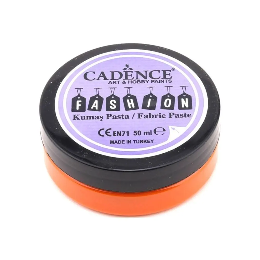 Cadence Reliéfní pasta na textil Cadence Fashion Opaque, 50 ml - VYBERTE ODSTÍN - Reliéfní pasta na textil Cadence Fashion Opaque, 50 ml - orange, oranžová