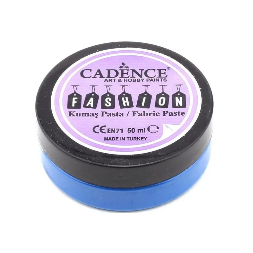Cadence Reliéfní pasta na textil Cadence Fashion Opaque, 50 ml - VYBERTE ODSTÍN - Reliéfní pasta na textil Cadence Fashion Opaque, 50 ml - royal blue, královská modrá