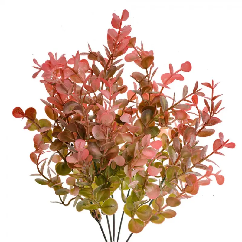 Umělá rostlina červený eukalyptus – 35 cm