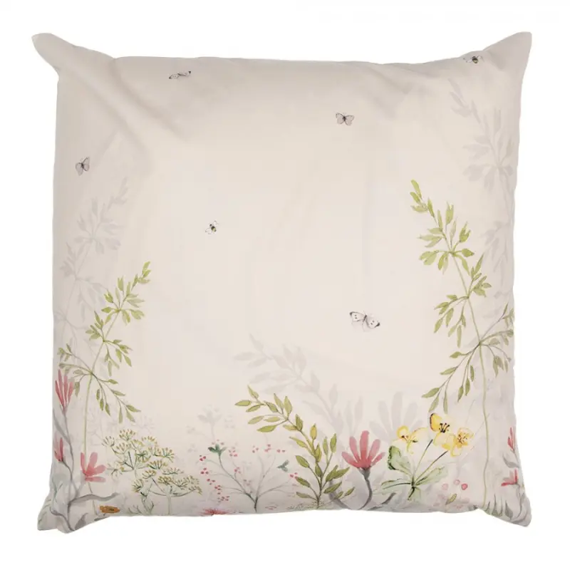 Povlak na polštář se vzorem divoké louky Wildflower Fields – 45x45 cm