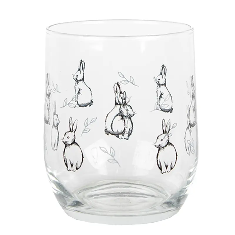 Sklenička s králíčky Bunny Buddies – 300 ml