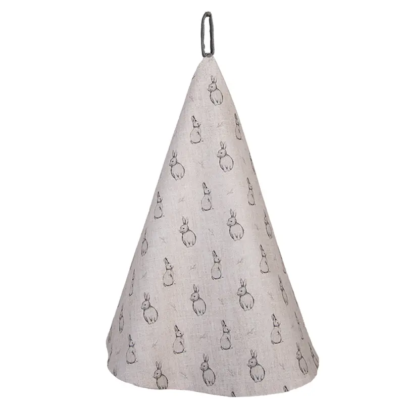Bavlněná kulatá kuchyňská utěrka s králíčky Bunny Buddies – 80 cm
