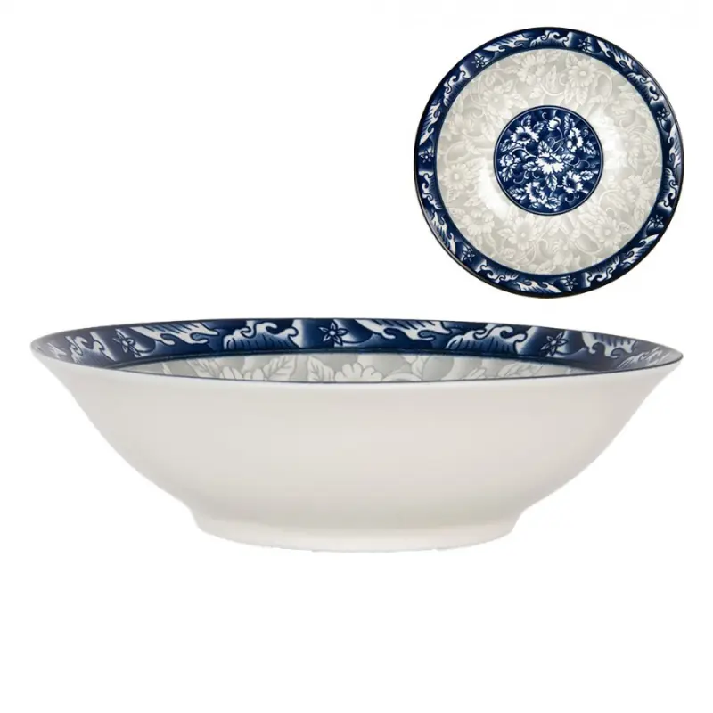 Modro-bílá porcelánová miska Aapje – 21x5 cm