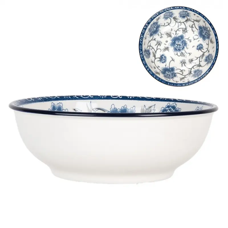 Modro-bílá porcelánová miska Boefje – 19x7 cm