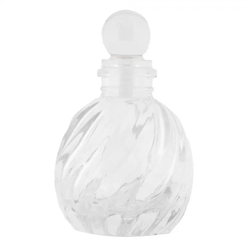 Malá skleněná karafa / flakon s víčkem Sylverstre – 100 ml