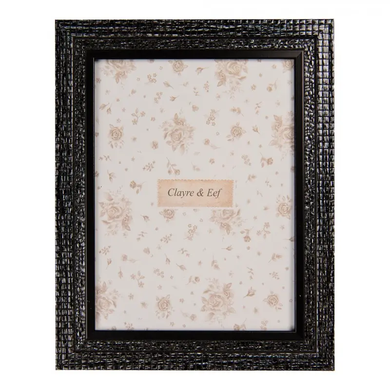 Černý fotorámeček Krakkelijn S – na fotografii o rozměru 10x15 cm