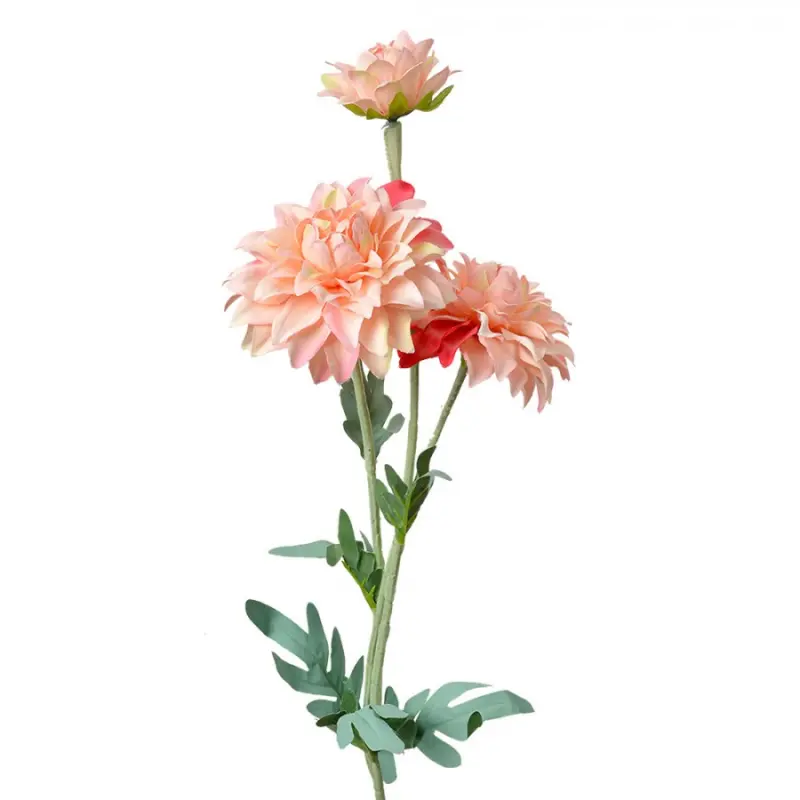 Umělá rostlina oranžová jiřina – 75 cm