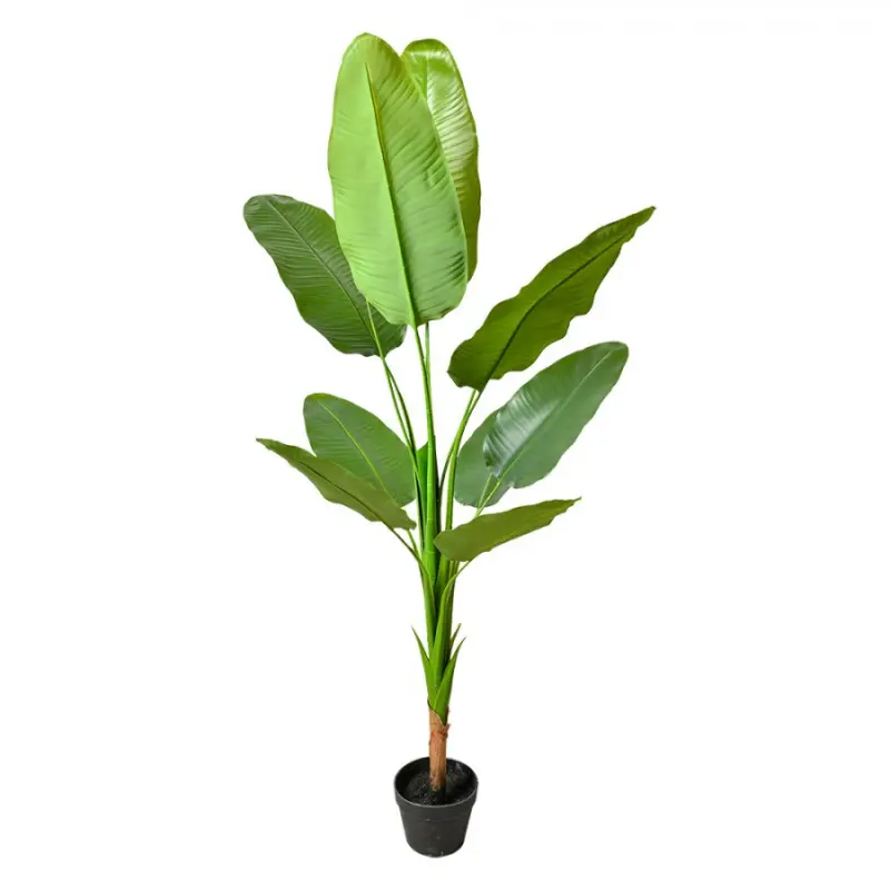 Velká umělá rostlina strelicie v květináči – 160 cm