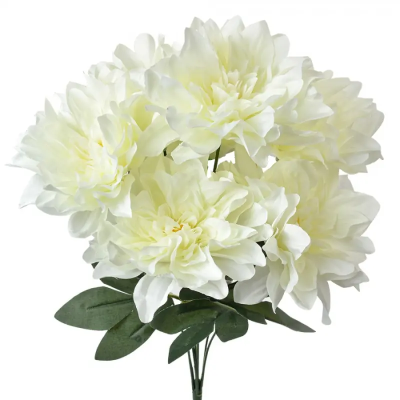 Umělá květina bílá Laurianne – 49 cm