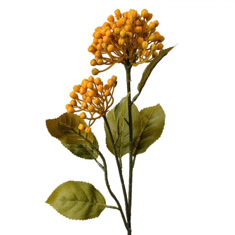 Umělá květina žlutá Sabina – 53 cm