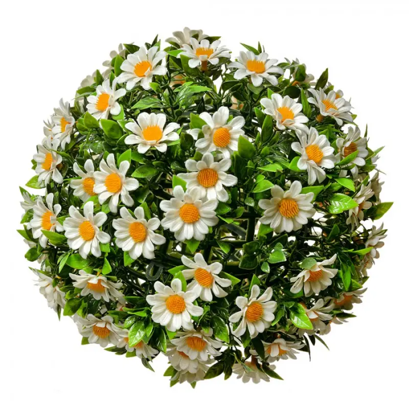 Koule z umělých kopretin M – 22 cm