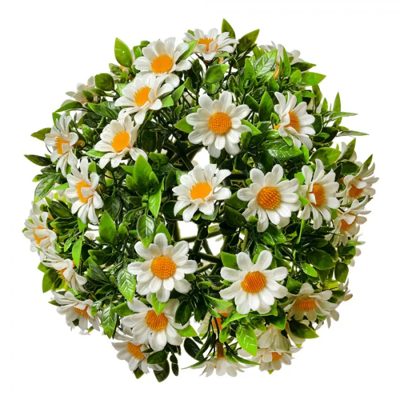 Koule z umělých kopretin S – 17 cm