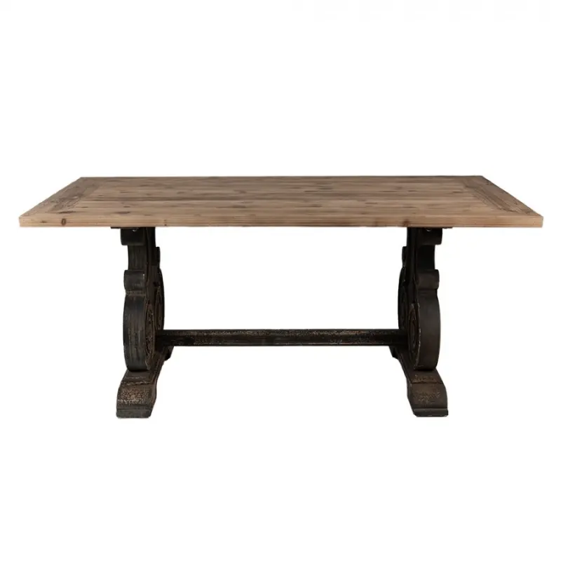 Dřevěný jídelní stůl ve vintage stylu Maximilien – 180x90x78 cm