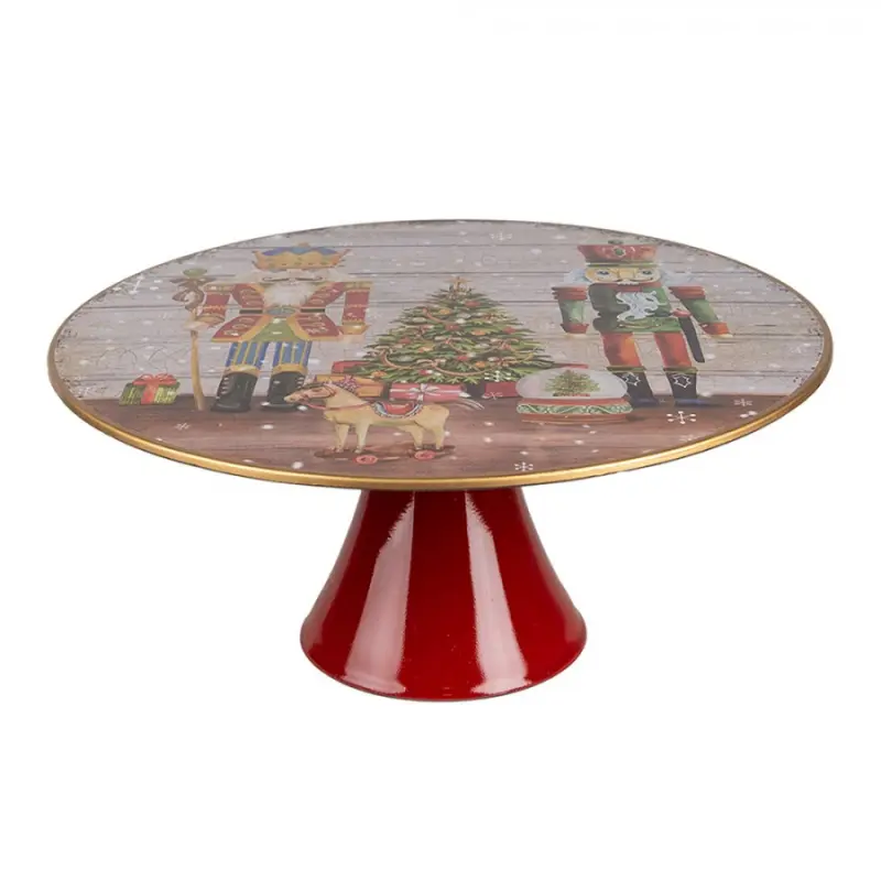 Vánoční stojan na dort s motivem Louskáčka – 33x14 cm