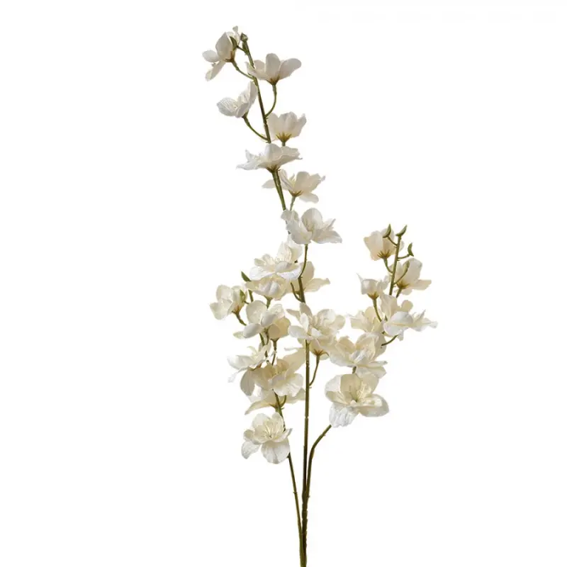Velká umělá květina bílá orchidej – 110 cm