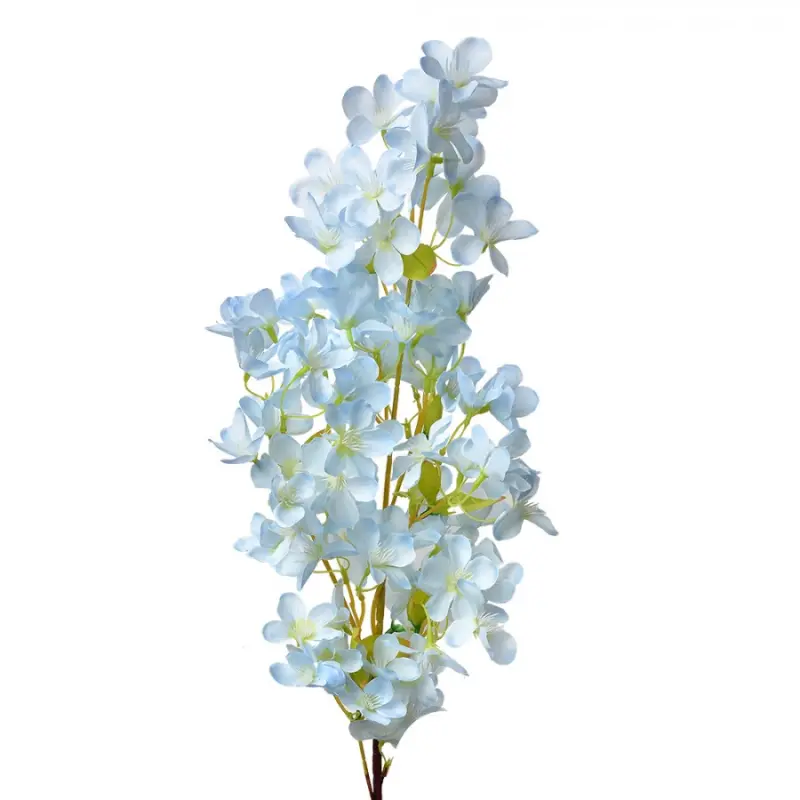 Velká umělá květina modrá šeřík – 100 cm