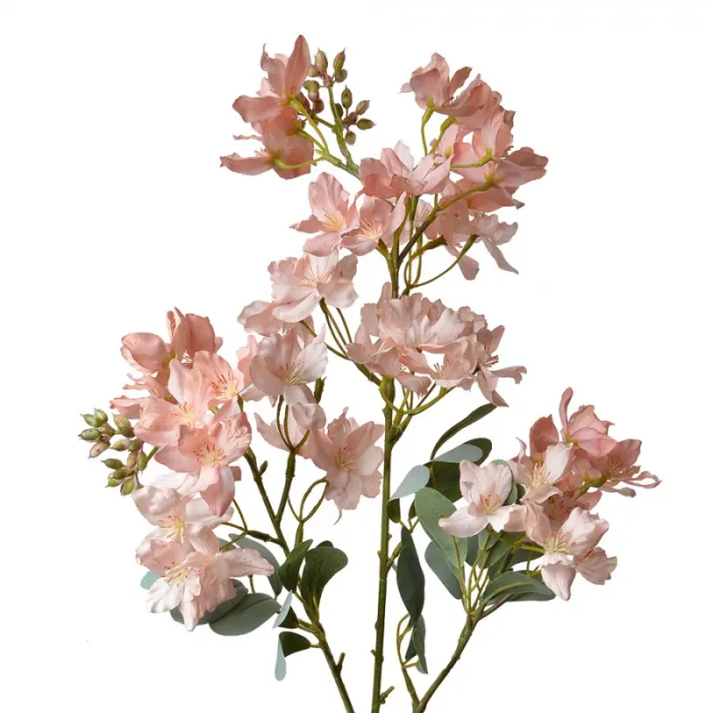 Velká umělá květina růžová sakura – 85 cm
