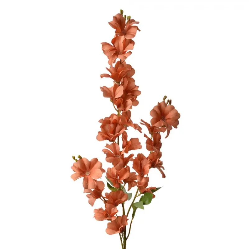 Velká umělá květina oranžová pustoryl – 100 cm